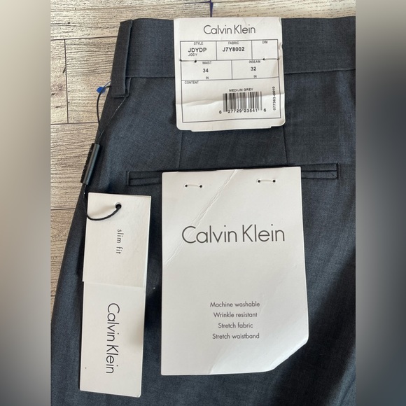 Calvin Klein Men's Modern Fit Dress Pant Slacks - Picture 8 of 8